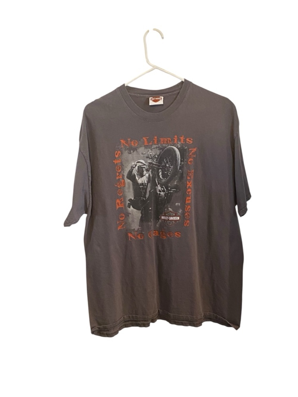 Harley-Davidson Motorcycle Gray graphic Tee Biggs San Marcos Ca. 2011 t-shirt - Picture 2 of 11